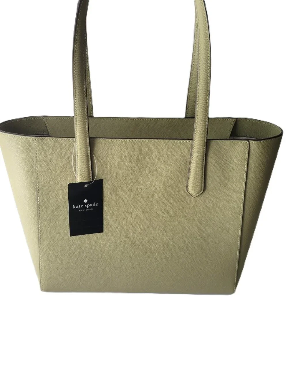 Kate Spade KP070 Gwen Saffiano PVC Medium Tote Handbag Elm Top Zip